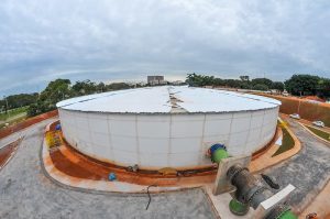 Novo reservatório de água potável vai atender 5 cidades