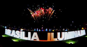 Luzes do Brasília Iluminada serão acesas nesta quarta (22)