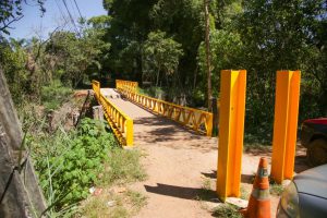 Nova passarela instalada na Quadra 1 do Park Way