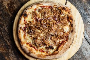 Pizza de lombinho é novidade na Grano & Oliva