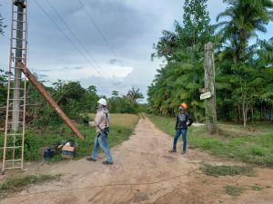 Comunidades quilombolas do Pará instalam redes de internet com suporte da Ecam Projetos Sociais