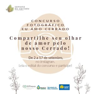 Participe do Concurso Fotográfico Eu Amo Cerrado
