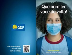 Campanha do GDF orienta pais, alunos e professores sobre cuidados com retorno às aulas