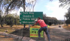 Park Way mais limpo com a ajuda do GDF Presente