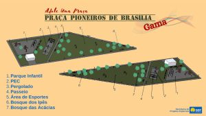 Área pública é reformada por morador do Gama pelo Adote Uma Praça