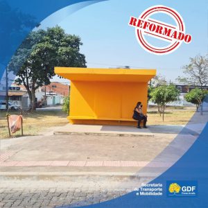 Iniciada a reforma de 29 abrigos de ônibus na EPNB