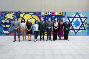 Inauguração de painel em grafite na Estação Galeria