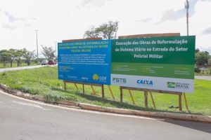Nova etapa das obras na Estrada Setor Policial Militar