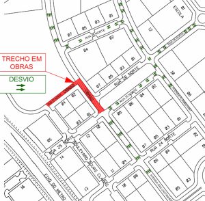 Avenida Castanheiras será interditada no domingo (17)