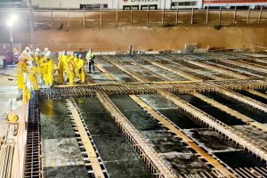Trabalho noturno garante ritmo de obras do Túnel de Taguatinga