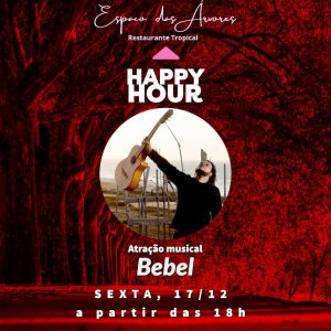 MPB clássica do cantor Bebel é a atração musical do Espaço das Árvores