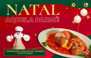 Quem ganha o presente dessa vez é o Noel! 50 Parmês de presente para quem for caracterizado de Papai ou Mamãe Noel