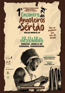 Brasília sedia 1º Encontro da Escola de Capoeira Angoleiros do Sertão, com a presença do consagrado Mestre Cláudio Costa, de Feira de Santana-BA
