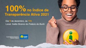 CGDF divulga prêmio sobre Índice de Transparência Ativa