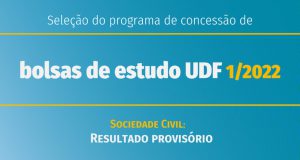 Sai resultado de bolsas de estudo para sociedade civil