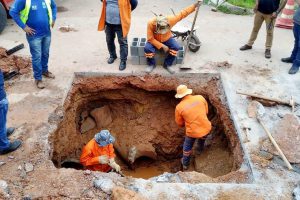 Em menos de 24 horas, rede pluvial é consertada em São Sebastião