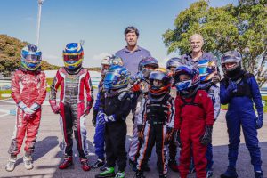É dada a largada da 1ª etapa do campeonato de kart no DF