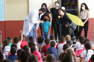 Semana Saúde na Escola envolve criançada na prevenção à covid-19
