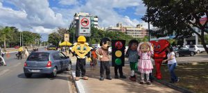 Uma blitz diferente em homenagem às mães