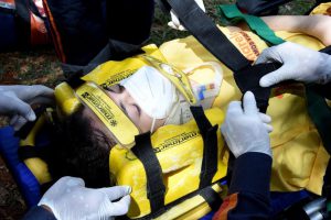Ação do Maio Amarelo orienta sobre socorro a acidentados