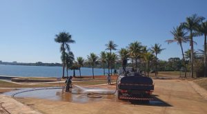 Administração do Lago Sul intensifica serviços de manutenção e revitalização de áreas degradadas