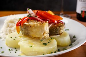 Almoço na Taberna Lusitana