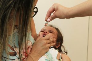 Vacinação contra pólio atinge 47% do público-alvo