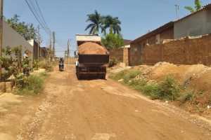 Reforma de via atende moradores do Bairro Itaipu, no Jardim Botânico