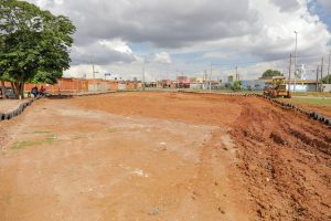Área no Sol Nascente é cercada para evitar o despejo irregular de lixo