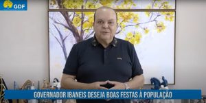 Ibaneis Rocha grava vídeo de fim de ano para a população do DF