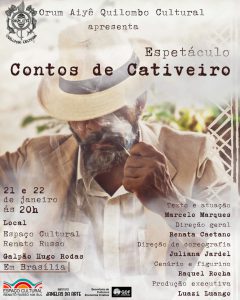 Espetáculo Contos de Cativeiro chega à Brasília