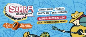 Samba no Conjunto by Cacildis volta ao Jardim Urbano no próximo sábado (28/1)