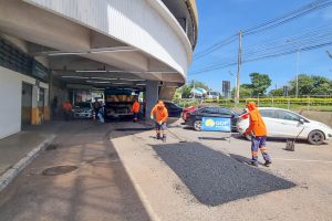 GDF Presente recupera via do Gilberto Salomão, no Lago Sul