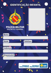 Faça o cara crachá do seu filho e curta o Carnaval com segurança