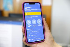 Aplicativo recebe informes de vazamento de água e de esgoto