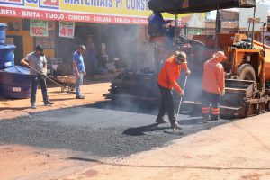 Trecho da Avenida São Sebastião ganha asfalto novo