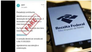 Receita Federal alerta para novo golpe por e-mail dizendo que há erro na declaração de IR 2023