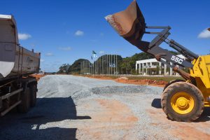 Seca acelera o ritmo das obras de mobilidade no Setor Policial