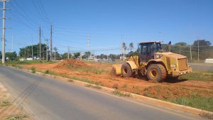 Começam serviços de terraplenagem e drenagem no viaduto do Jardim Botânico
