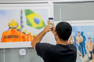 Exposição retrata dia a dia de bombeiros militares