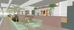Jardim Urbano do Conjunto Nacional ganha complexo gastronômico
