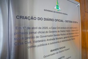 Sistema digital do DODF gera economia de R$ 2 milhões por ano ao governo