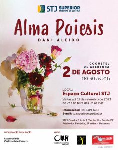 Galeria do Espaço Cultural STJ receberá a exposição Alma Poiesis