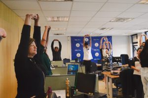 Projeto Blitz Academia Buriti incentiva prática da ginástica laboral
