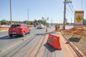 Desvios no viaduto do Jardim Botânico marcam nova etapa da obra