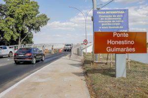 Ponte Honestino Guimarães passará por intervenções durante a semana