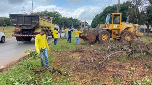 Mais de 300 homens nas ruas para manutenção das cidades após as chuvas