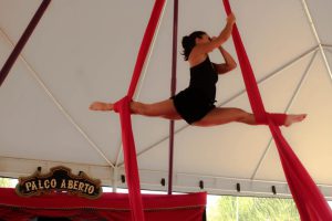 Palco Aberto apresenta show de acrobacia aérea na Feira da Torre