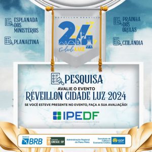 Participe da pesquisa de opinião sobre o Réveillon Cidade Luz Brasília