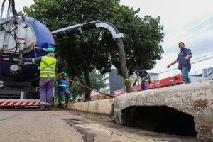GDF inicia utilização de sistema mecanizado para desobstrução de galerias